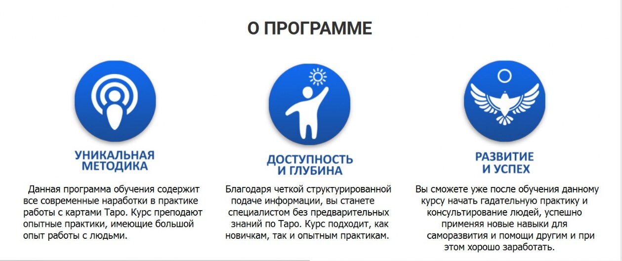 Программа курса по Таро в Онлайне Онлайн Школа Таро Дистанционное обучение таро